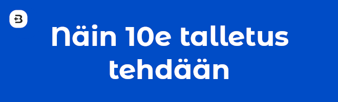 Näin 10e talletus tehdään.