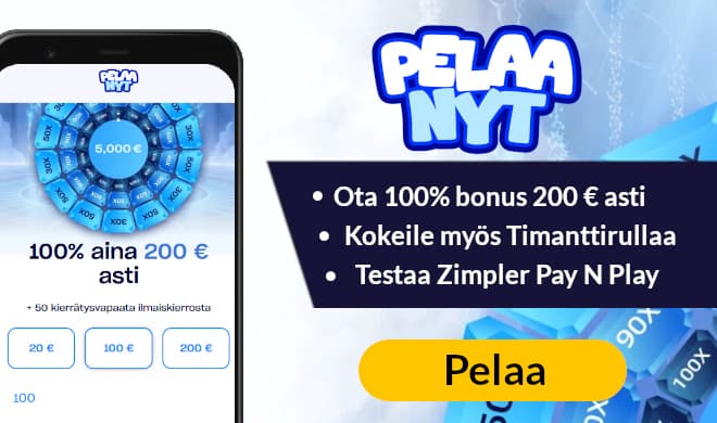 Lue PelaaNyt Casino arvostelu ja aloita pelit bonuksen kera.