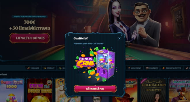 Lunasta FambetCasino bonus ensitalletuksella.