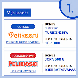 Valitse listalta Viljo casino.