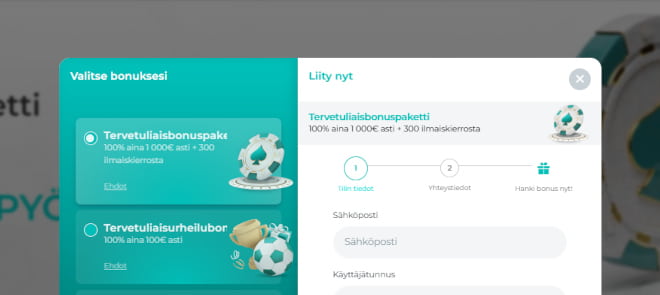 Hanki omia Spinoli Casino kokemuksia.