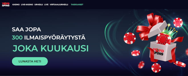 Hanki omia YoyoSpins Casino kokemuksia.