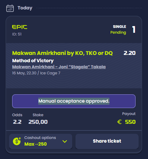 makwan stagala amirkhanin voitto ice cage 7