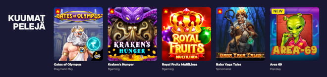 Testaa Casino Slota pelit.
