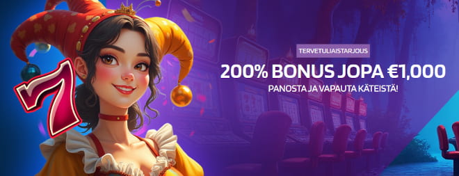 Lunasta JokiCasino bonus ensitalletuksella.