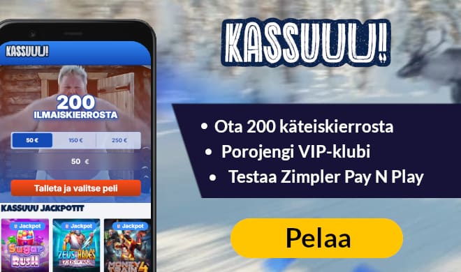 Lue Kassuuu Casino arvostelu ja ota uuden pelaajan etu.