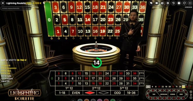 Testaa King Palace Casino livepelit rulettisetelillä.