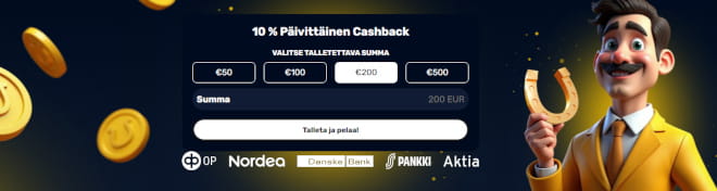 Tee Onnelakasino talletus Trumolla.