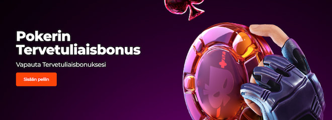 Pokerin tervetulobonus.