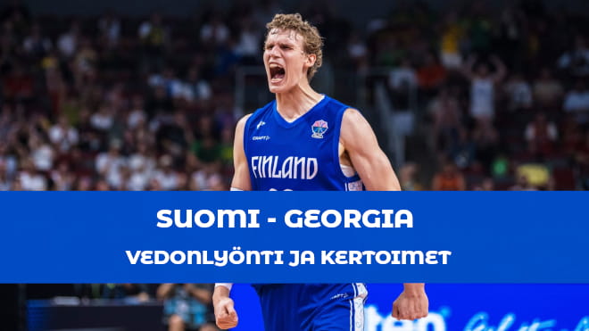 suomi georgia kertoimet ja vedonlyönti EM koripallo 2025
