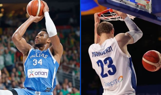 suomi kreikka pronssiottelun vedonlyönnissä kohtaavat Giannis Antetekounmpo ja Lauri Markkanen