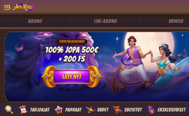 Hanki omia AbuKing Casino kokemuksia.
