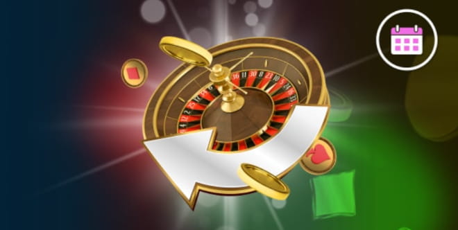 Rizzio kasino tarjoaa paljon bonuksia, kuten live casino cashbackin.