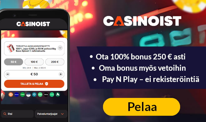 Lue CasinoIst arvostelu ja valitse haluamasi bonus.