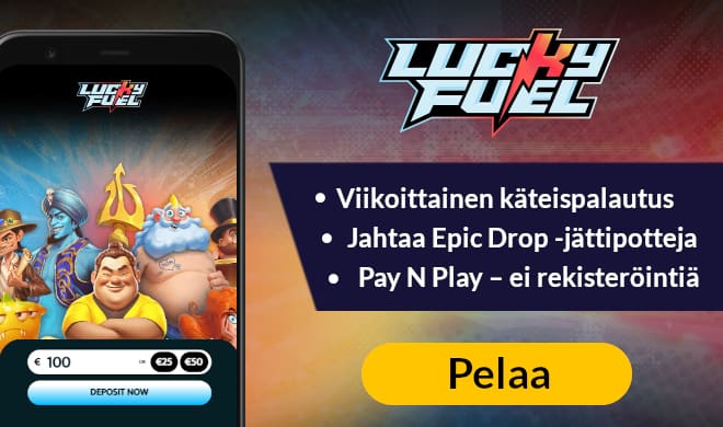 Lue LuckyFuel Casino arvostelu ja pelaa pikana.
