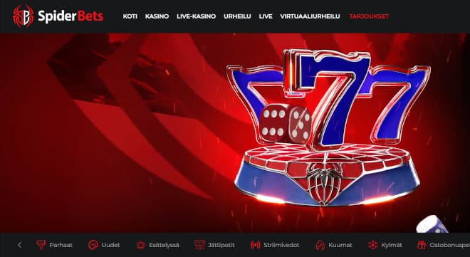Hanki omia SpiderBets Casino kokemuksia.