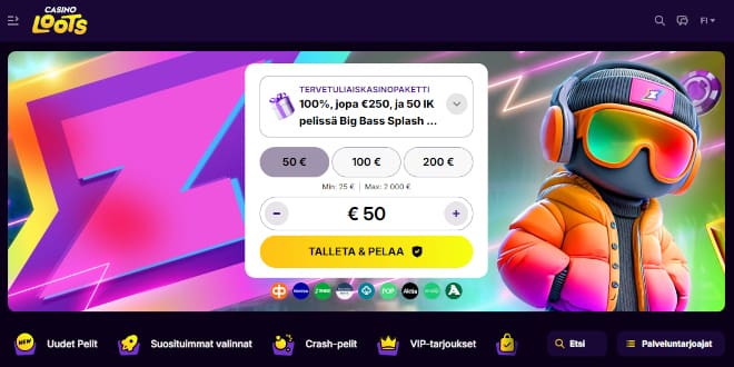 Hanki omia Casinoloots kokemuksia.