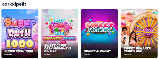 Testaa monipuoliset Mainio pelit.