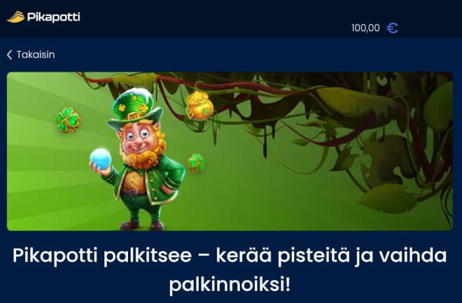Hanki Pikapotti kokemuksia ja kerää pisteitä.