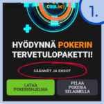 Katso pokeribonus säännöt ja ehdot.