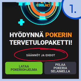 Tutustu pokeribonuksen sääntöihin ja ehtoihin