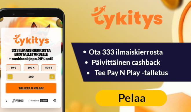 Lue Tykitys Casino arvostelu ja ota uuden pelaajan edut.
