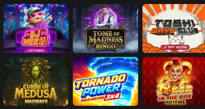 Testaa Win Cashino pelit.