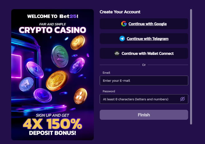Hanki Bet 25 Casino kokemuksia rekisteröitymällä pelaajaksi.
