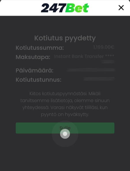 Vedonlyönti ilman tiliä on kotiutuksessa todella nopea.