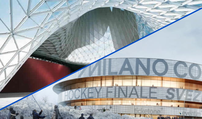 Milanon olympia jääkiekko areenat.