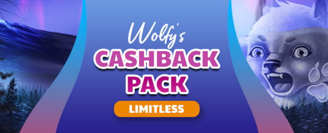 Wolfy kasino cashback maksaa palautusta joka kierroksesta.