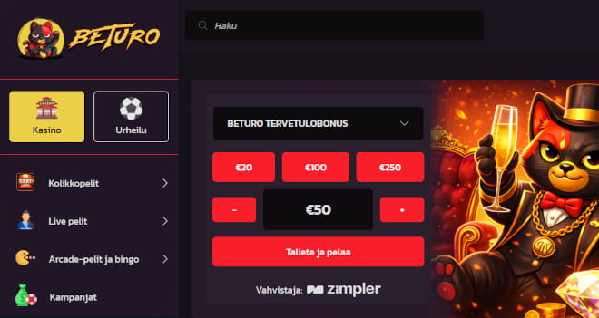 Hanki omia Beturo Casino kokemuksia pikana.