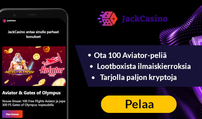 Lue Jack Casino arvostelu ja ota uuden pelaajan edut.