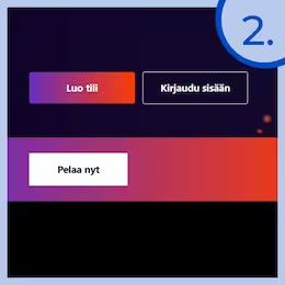 Rekisteröidy tai tunnistaudu pankkitunnuksilla.