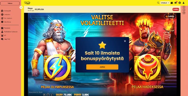 Lunasta Uuno kasino bonus ensitalletuksella.