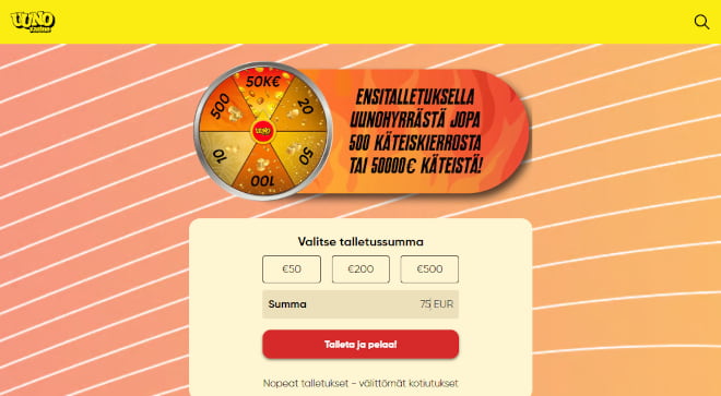 Hanki omia Uunokasino kokemuksia ilman rekisteröitymistä.