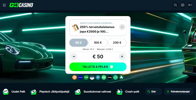 Hanki omia Go4 Casino kokemuksia.