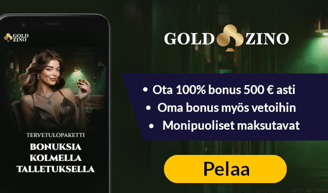 Lue Goldzino Casino arvostelu ja ota bonus.