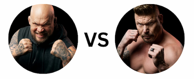 IFC pääottelupari Ilmén vs Manninen.