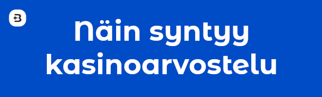 Näin syntyy kasinoarvostelu.
