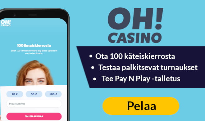Lue Oh Casino arvostelu ja ota käteiskierrokset.