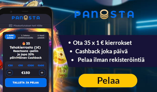 Lue Panosta Casino arvostelu ja ota tervetuloetu.