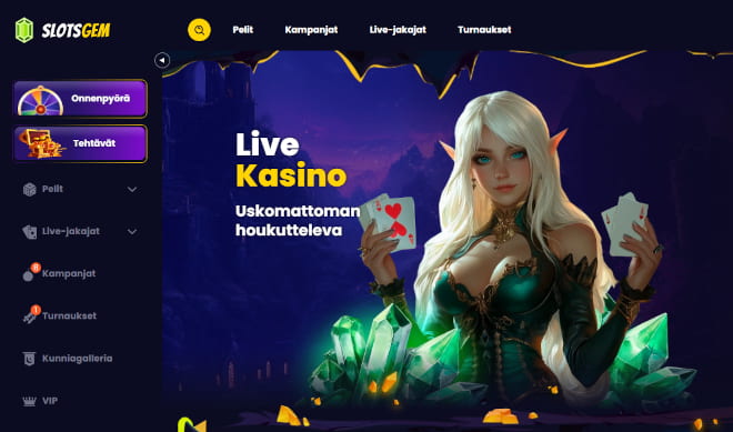 Hanki omia SlotsGem Casino kokemuksia.