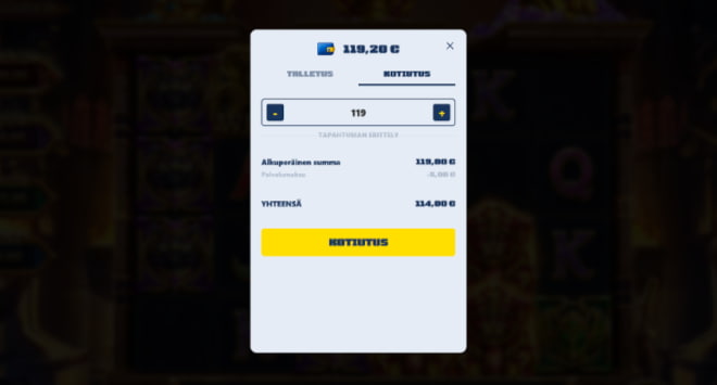 Spiidikasino kotiutus sujuu Britella suoraan tilille.