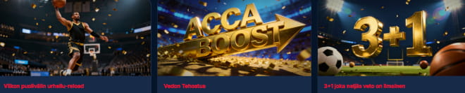 Kudos Bet vedonlyöntiin on jatkuvasti tarjouksia.