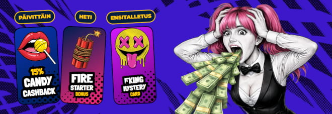 ShokkerCasino bonus on saatavilla ensitalletuksella.