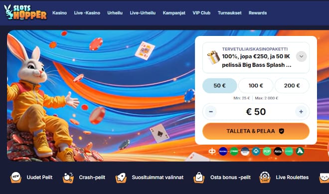 Hanki omia SlotsHopper Casino kokemuksia pikana.