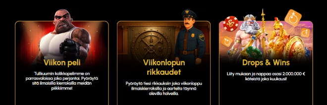 Spin Grande kampanjat tuovat ekstraa.