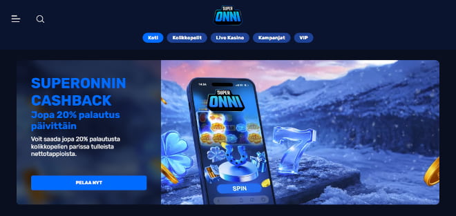 Hanki omia SuperOnni Casino kokemuksia.