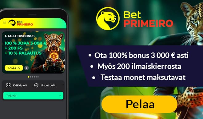 Lue Bet Primeiro Casino arvostelu ja ota ensimmäinen bonus.